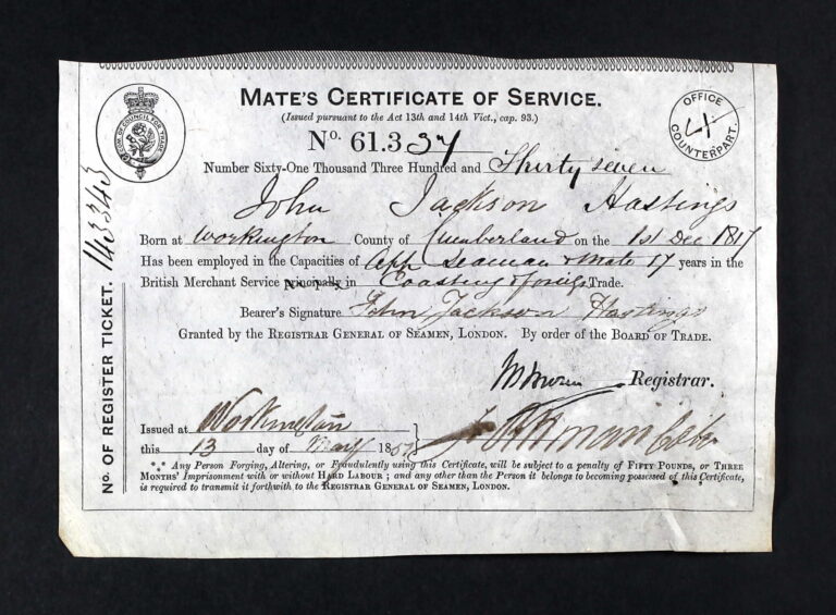 Researching a Merchant Seaman. GSQ Blog